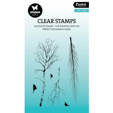 Studio Light Trees & Birds Szilikonbélyegző Clear Stamps (1 csomag) bélyegző