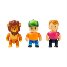  Stumble Guys mini figurák sapkában játékfigura