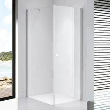 Stuxi Bari 80x120 aszimmetrikus nyílóajtós zuhanykabin 6 mm vízlepergető biztonsági üveggel, króm kád, zuhanykabin