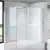 Stuxi Milano Kombi Plus 1 Walk-in zuhanyfal, 140x70 cm, 8 mm vastag vízlepergető biztonsági üveggel, polccal és törölközőtartóval