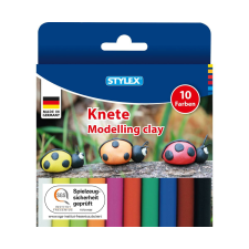 STYLEX Schreibwaren GmbH Stylex modellező gyurma, 10 színű gyurma