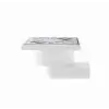 Styron Épített zuhanytálcához szifon DN32mm, 100 x 100mm rozsdamentes ráccsal.