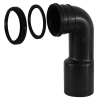 Styron WC bekötő könyök Ø90/110 mm