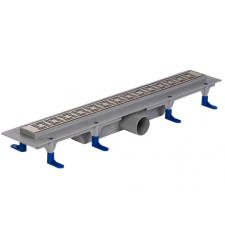 Styron Zuhanyfolyóka 600 mm DOMINO rozsdamentes fedráccsal fürdőkellék