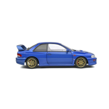 Subaru Impreza 22B kék 1998 modell autó 1:18 makett