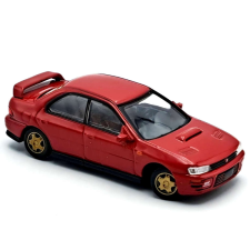  Subaru Impreza WRX LHD 1994 1:64 Piros makett