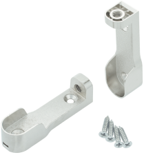 Suki GARDRÓB RÚDTARTÓ FOGLALAT OVÁLIS M6 30X15MM, NIKKELEZETT barkácsolás, csiszolás, rögzítés