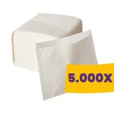  Sültkrumplis papírtasak fehér - 10,5x10cm (Karton - 5000 db) papírárú, csomagoló és tárolóeszköz