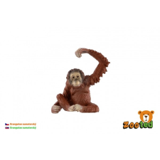 Sumátrai orangután műanyag figura 8cm zsákban játékfigura
