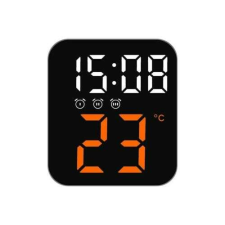 Sumker Digitális LED Ébresztőóra 2 Fokozatú Fényerővel HG8015 Narancssárga ébresztőóra