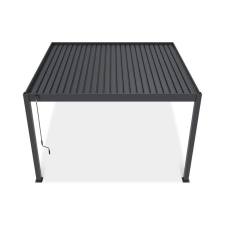  SUN DELUX WALL 3,6x4 m antracit terasz pergola kerti bútor