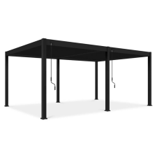 SUN DELUXE 3.6x6 m antracit terasz pergola kerti bútor
