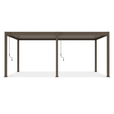  SUN ELEGANCE 3x6 m Taupe szürke terasz pergola kerti tárolás