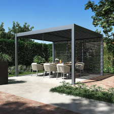 SUN ELEGANCE DUO 3,6x4 m antracit terasz pergola kerti bútor