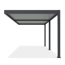  SUN ELEGANCE WALL 3x6 m light grey terasz pergola kerti bútor