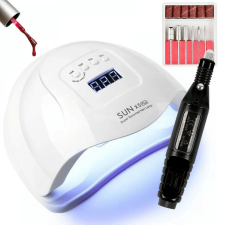Sun X5 Plus UV/LED műkörmös lámpa mini csiszológéppel - Fekete uv lámpa