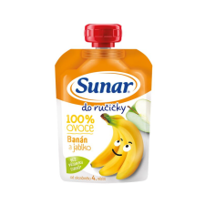 SUNAR Tasak A kezecskébe banán, alma 100 g bébiétel