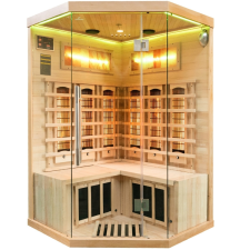  Sundum Solea 2 személyes natúr infravörös sarokszauna szauna