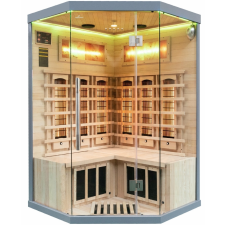  Sundum Solea 2 személyes szürke infravörös sarokszauna szauna