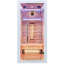  Sundum Solea infraszauna 1 személyes WiFi fehér szauna