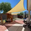 SunGarden Napvitorla - árnyékoló teraszra, háromszög alakú 3x3x3 m Bézs színben - HDPE anyagból