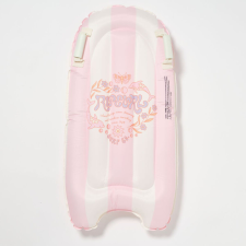 SunnyLife gyerek felfújható szörfdeszka - Dolphin Surf Co Pink Stripe strandjáték