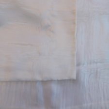 Sunnysilk hernyóselyem kispárna huzat, 40x50 cm, Fehér négyzetmintás lakástextília