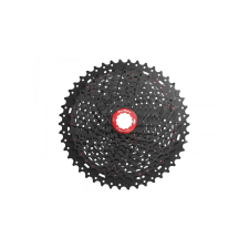 Sunrace CSMX9X Sram XD kazettás lánckeréksor, 11s, 10-46T, fekete-piros kerékpár hajtómű