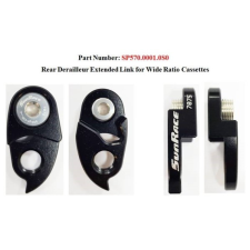 Sunrace Extented Link kiegészítő váltótartófül - fekete kerékpár váltó