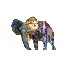 SunsOut 1000 db-os puzzle - Elephant Waterfall - Alixandra Mullins (95015) puzzle, kirakós