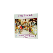 SunsOut 1000 db-os puzzle - Soda Fountain - Susan Brabeau (44274) puzzle, kirakós