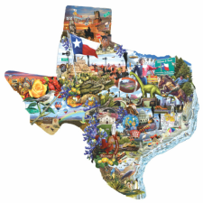 SunsOut 1000 db-os puzzle - Welcome to Texas - Lori Schory (95373) puzzle, kirakós