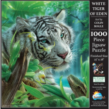 SunsOut 1000 db-os puzzle - White Tiger of Eden (21802) puzzle, kirakós