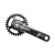 Suntour Auron integrált tengelyes MTB hajtómű 32T, 175 mm, 1x11-12s, karbon, középcsapággyal, fekete