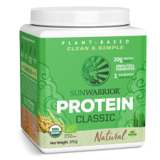 Sunwarrior Protein Classic BIO Natural, 375 g Étrend-kiegészítő vitamin és táplálékkiegészítő