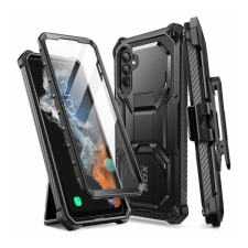 Supcase ARMORBOX defender műanyag telefonvédő (közepesen ütésálló, légpárnás sarok, övre csíptethető) FEKETE Samsung Galaxy A54 5G (SM-A546) tok és táska