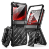 Supcase Supcase Beetle Pro Samsung Galaxy Z Flip 8 ütésálló tok, kijelző védelemmel, kitámasztóval, fekete