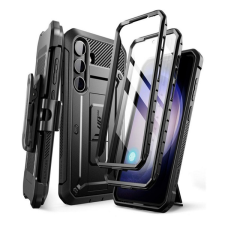 Supcase UNICORN BEETLE PRO műanyag telefonvédő (360°-os védelem, erős ütésállóság, műanyag előlap) FEKETE Samsung Galaxy S24 Plus (SM-S926) tok és táska
