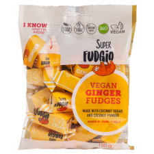 Super Fudgio bio tejmentes gyömbéres karamella 150g diabetikus termék