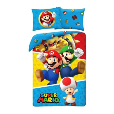 Super Mario ágyneműhuzat 140×200cm, 70×90 cm lakástextília