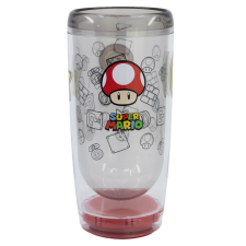 Super Mario duplafalú prémium műanyag pohár 705 ml babaétkészlet