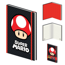 Super Mario gomba A5 prémium jegyzetfüzet füzet