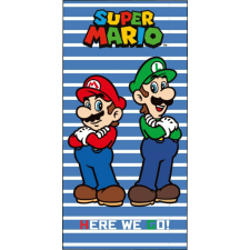  Super Mario Here We Go fürdőlepedő, strand törölköző 70x140cm babatörülköző, kifogó
