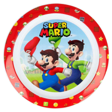 Super Mario mikrozható lapostányér babaétkészlet