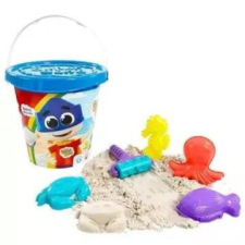  Super Sand: Szuper homok szett vödörben, homokozó formákkal homokozójáték