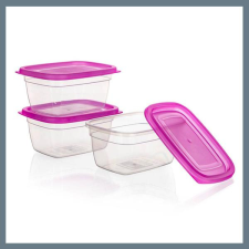SUPER VALUE Műanyag tárolódoboz szett 0,55 l, 3 db 55075046-A bútor