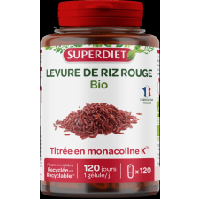  Superdiet Bio vörös élesztős rizs kapszula 120 db vitamin és táplálékkiegészítő