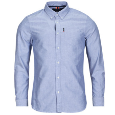 Superdry Hosszú ujjú ingek OXFORD ESSENTIAL Kék EU S férfi ing