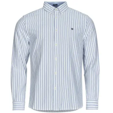 Superdry Hosszú ujjú ingek Preppy Oxford L/s Shirt Kék EU S