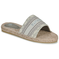 Superdry Papucsok Mules Compensées Style Espadrille En Toile Bézs 39